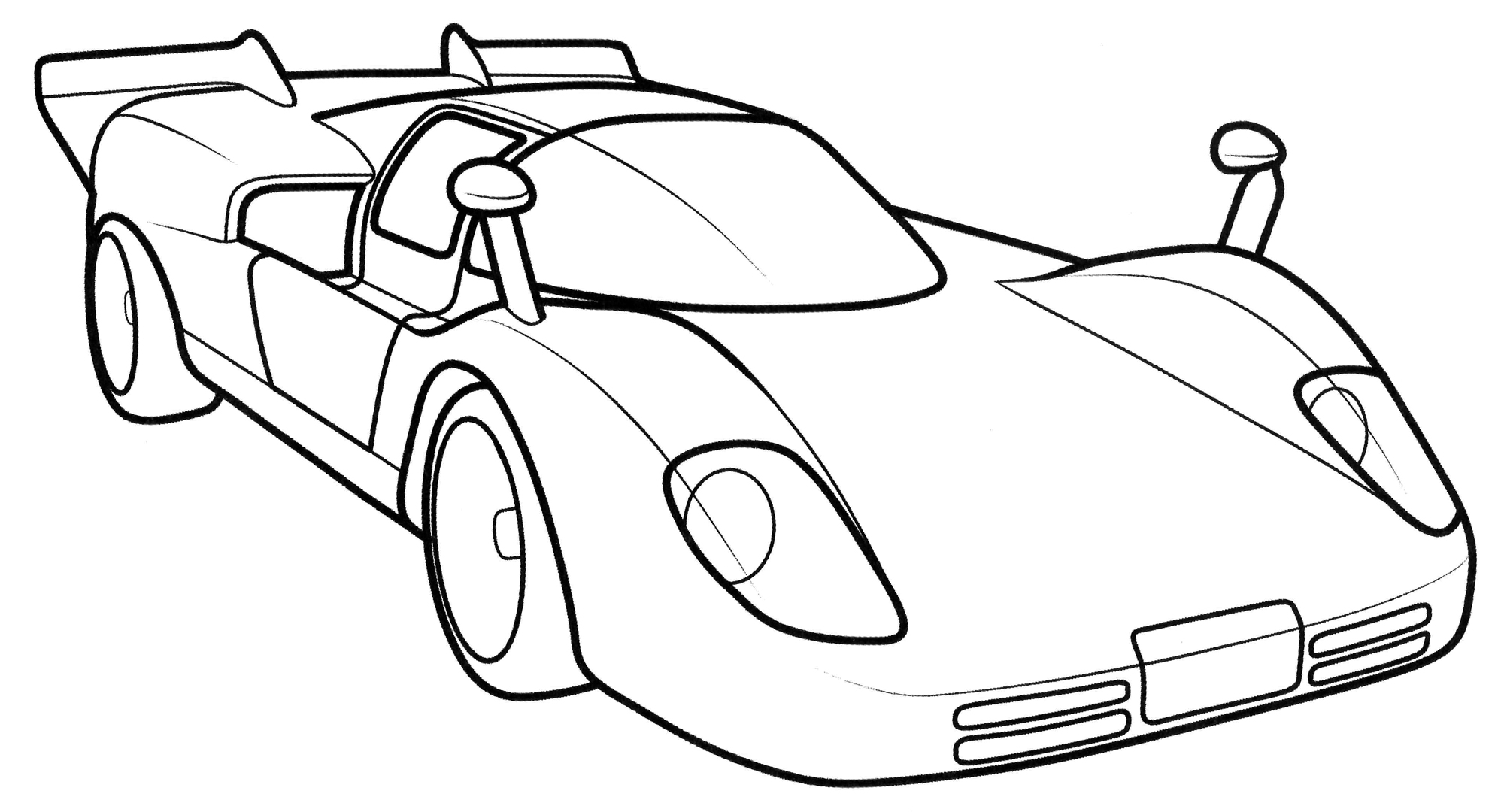 Ferrari 512S coloring page - free and printable