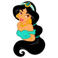 Princess Jasmine coloring pages