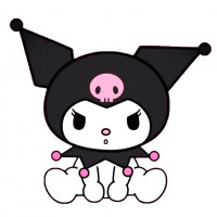 Kuromi coloring pages