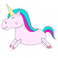 Unicorns coloring pages