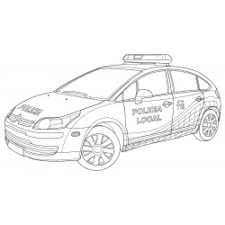 Spain police car
