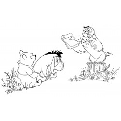 Winnie-the-Pooh listens to Owl