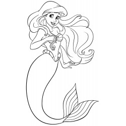 Beautiful mermaid Ariel