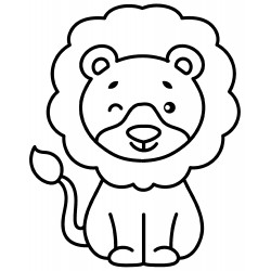 Winking lion