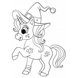 Unicorn in a hat
