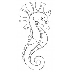 Thoughtful seahorse