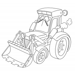 Working tractor