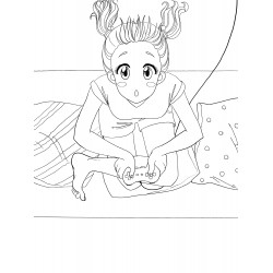 Girl plays video games