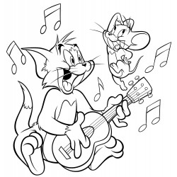 Tom and Jerry singing
