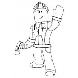 Builderman with a hammer