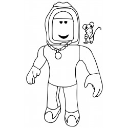 Skin with hoodie and chain