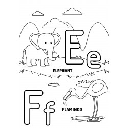 Letters E and F