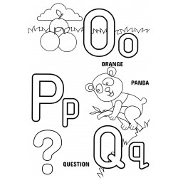 Letters O, P and Q