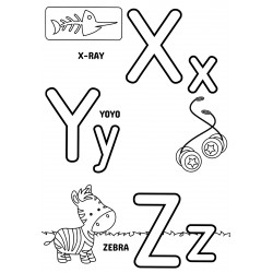 Letters X, Y and Z