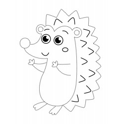 Hedgehog with a round nose