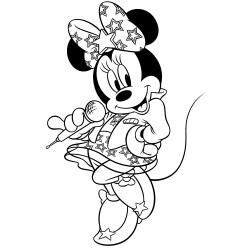 Singer Minnie Mouse