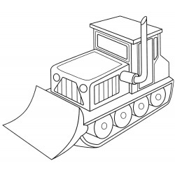 Bulldozer with exhaust pipe