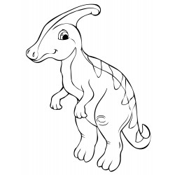 Little parasaurolophus