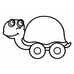 Turtle on wheels