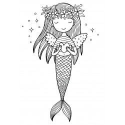Mermaid with a heart