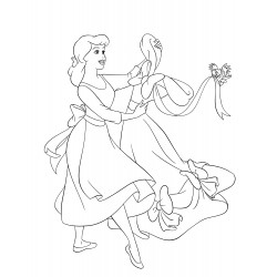 Cinderella chooses her dress