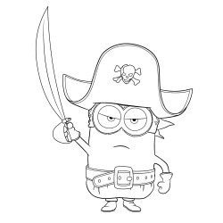 Stuart in a pirate hat