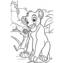 Timon and Simba