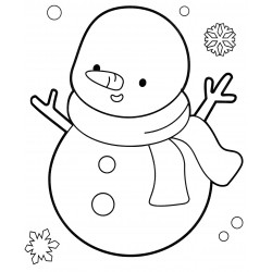 Chubby snowman