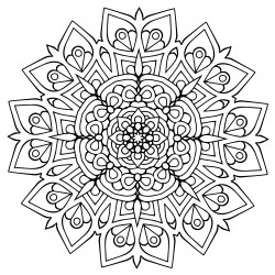 Intricate designs mandala