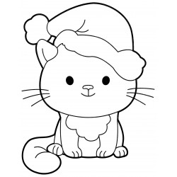 Kitten in a hat