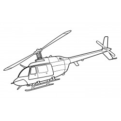 Light multi-purpose helicopter Bell 206 JetRanger (USA)