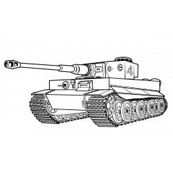 Heavy tank Pz Kpfw Vl Ausf. H1 Tiger (Germany)