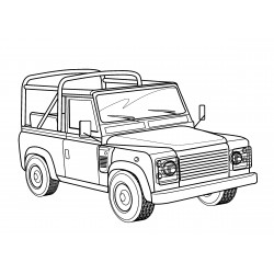 Off-road vehicle Land Rover Defender (UK)