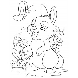 Bunny and butterfly