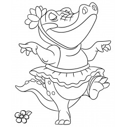 Dancing crocodile