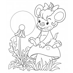 Mouse and Dandelion