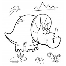 Friendly Triceratops