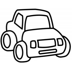 Bright cheerful car