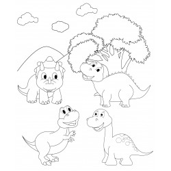 Cute dinosaurs