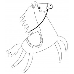 Galloping horse