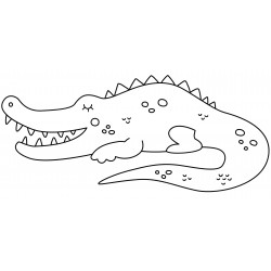 Crocodile napping