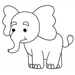 Elephant with big ears
