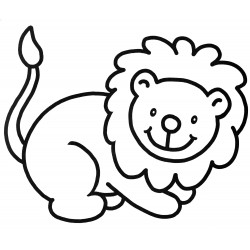 Lion smiles