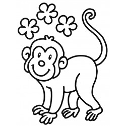 Monkey smiles