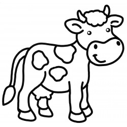 Cow with horns