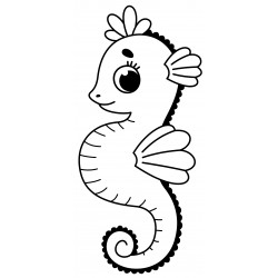 Cute seahorse