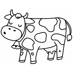 Cow with spots