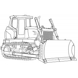 Realistic bulldozer