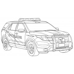 Canadian police car