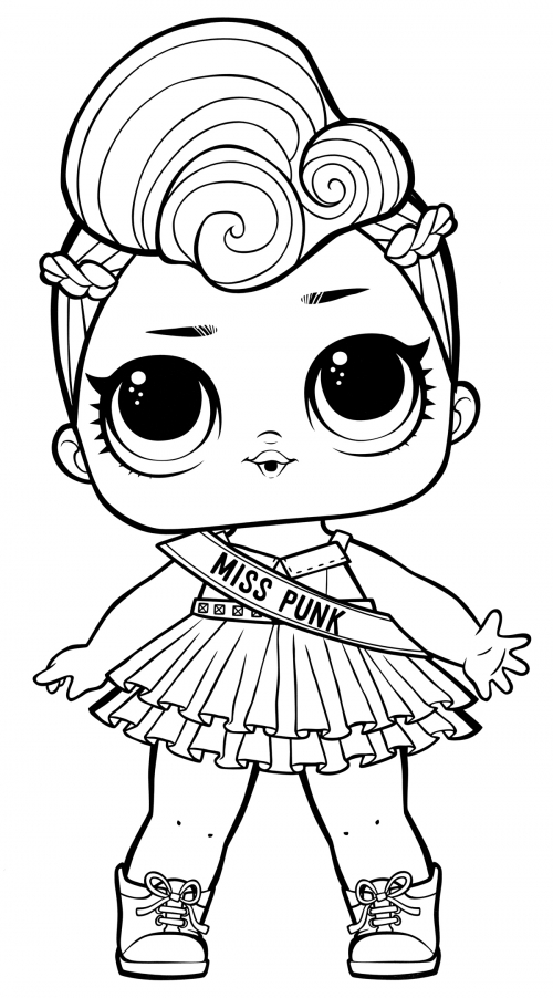 LOL Miss Punk coloring page